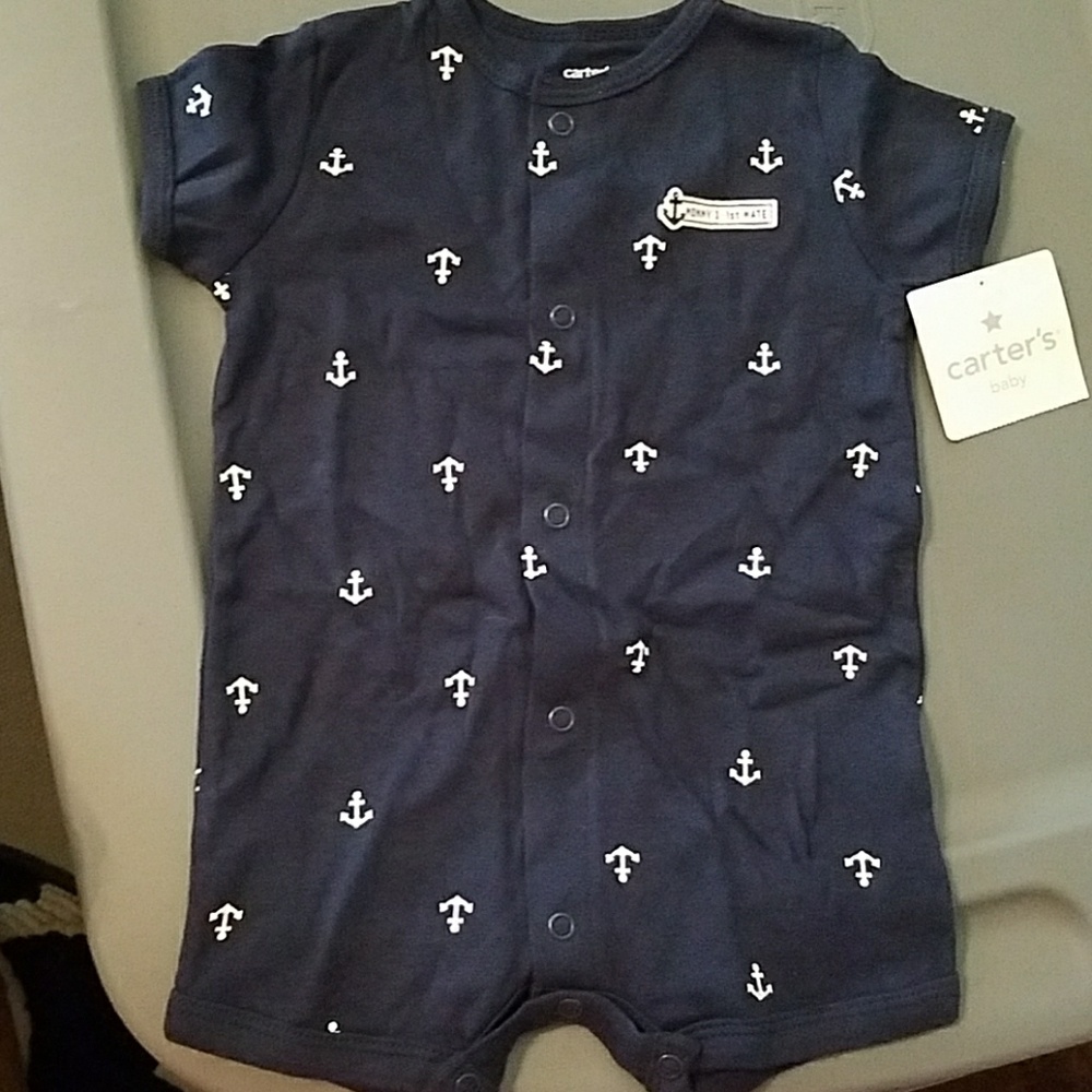 Anchor short onsie